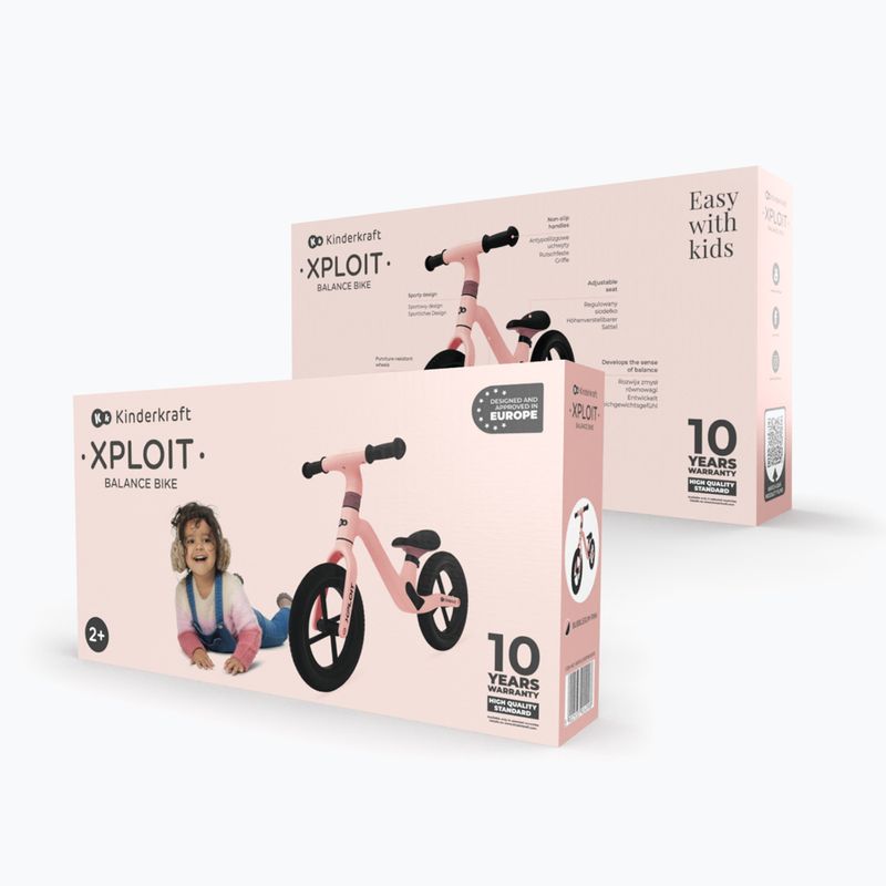 Kinderkraft Xploit cross-country kolo bubblegum pink 9