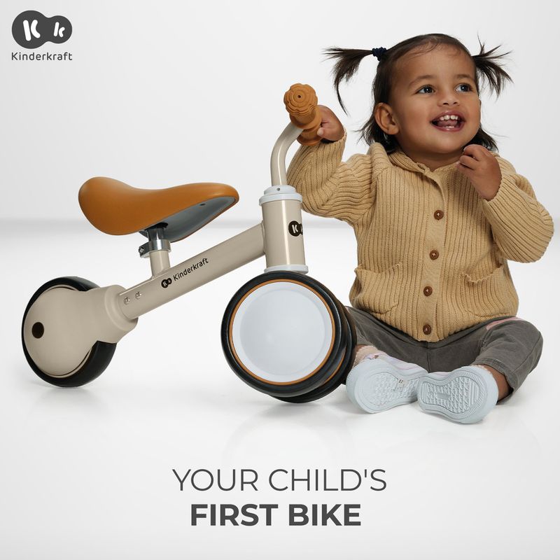 Dětské odrážedlo tříkolka Kinderkraft Cutie light beige 11