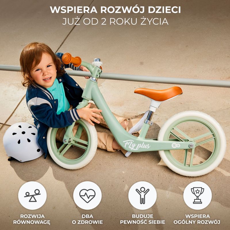 Odrážedlo Kinderkraft Fly Plus fresh mint 12