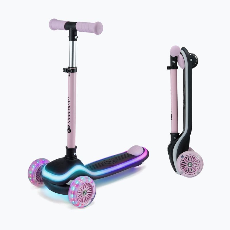 Dětská tříkolová koloběžka Kinderkraft Raket pink 5