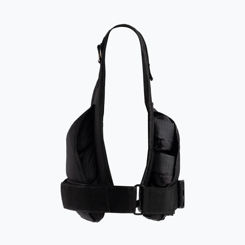 Tréninková vesta Bushido s 18kg závažím černá K18 4