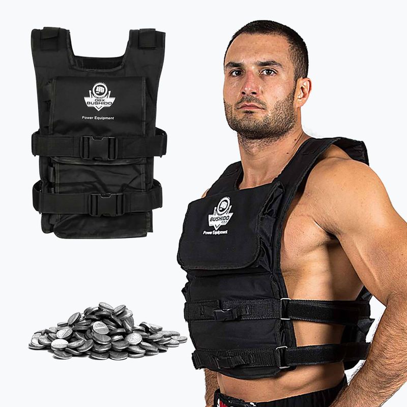 DBX BUSHIDO K36 12 x 3 kg zátěžová vesta černá 12