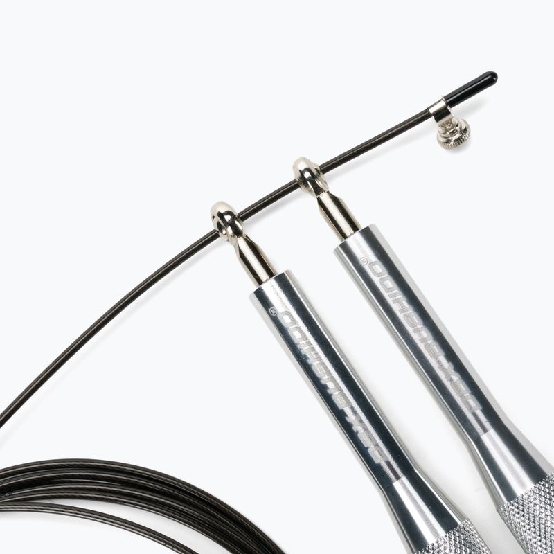 Crossfit Hliníkové švihadlo DBX BUSHIDO Cross Pro silver S4 2