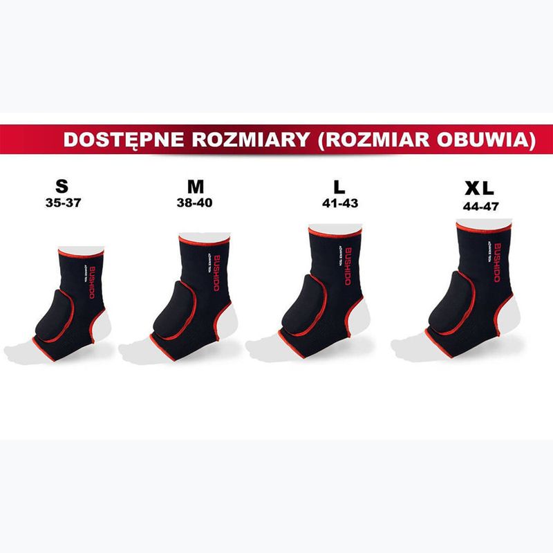 Chránič kotníku Bushido černý Arp-2112 6
