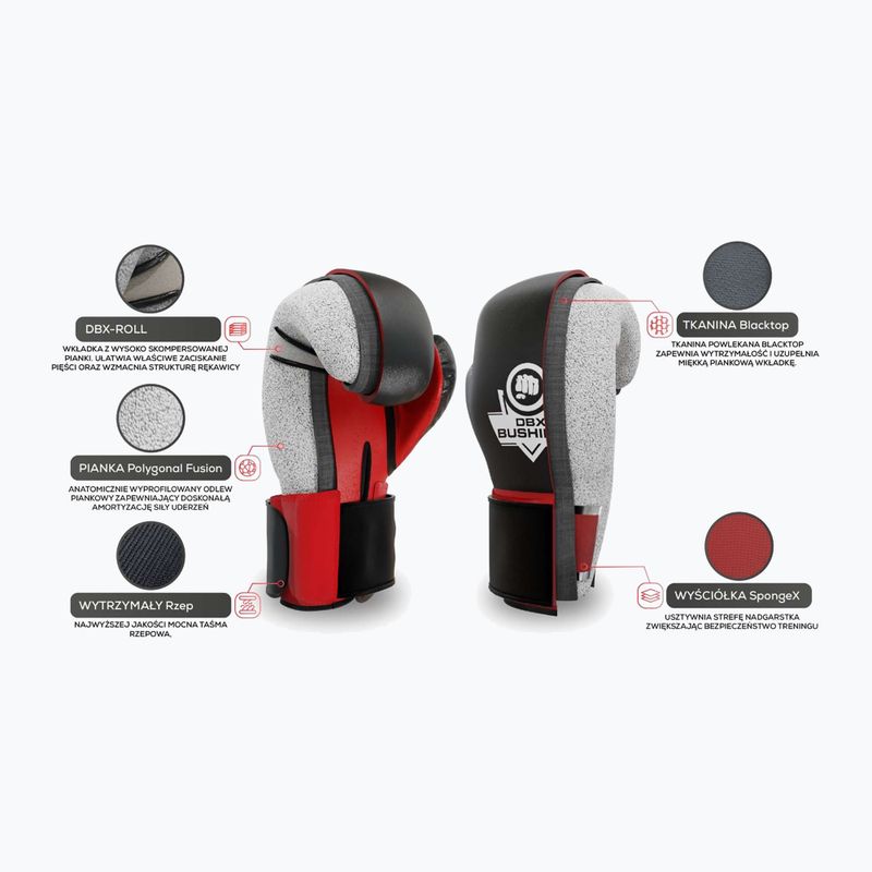 Boxerské rukavice DBX BUSHIDO ARB-407 černé 7