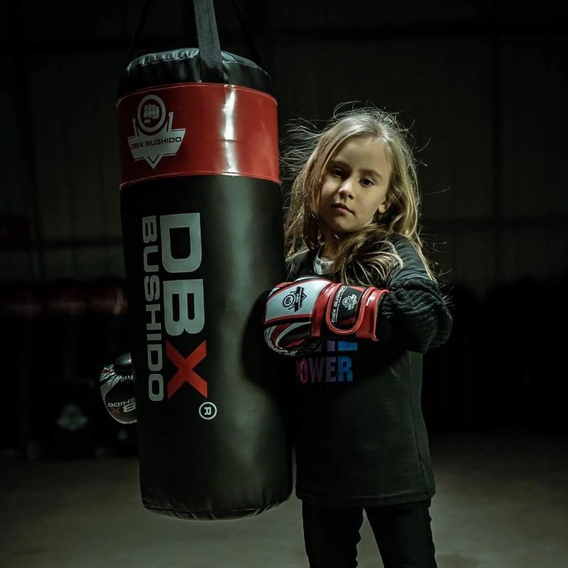 Dětský tréninkový vak DBX BUSHIDO Junior red 8