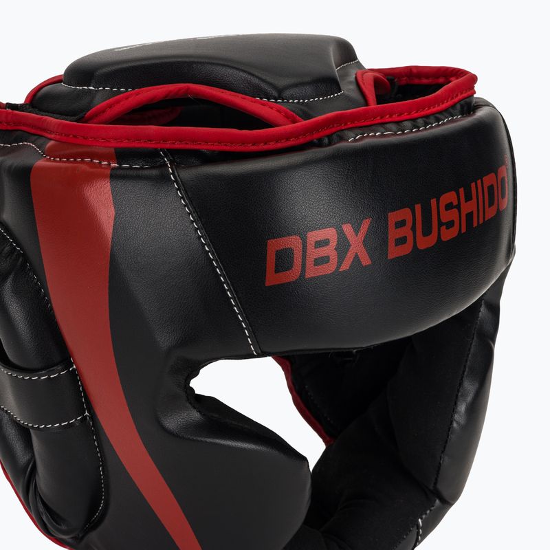 Boxerská přilba DBX BUSHIDO ARH-2190R black/red 4