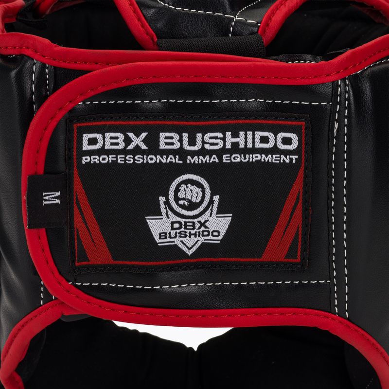 Boxerská přilba DBX BUSHIDO ARH-2190R black/red 5