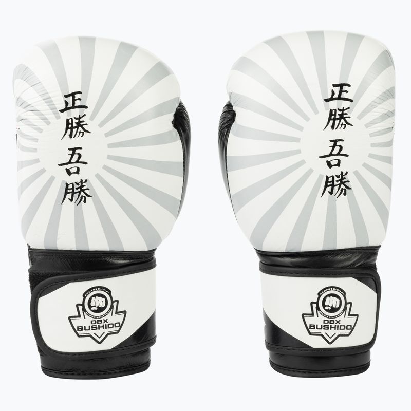 Boxerské rukavice Bushido "Japan" Sparingové bílé B-2v8-12 oz 2