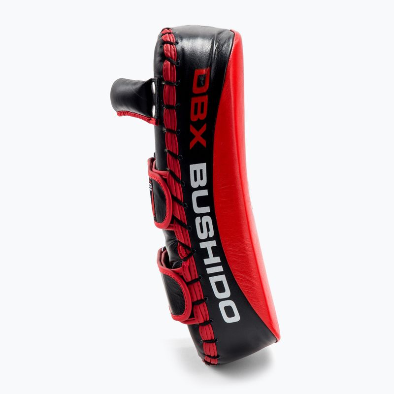 Výcvikový štít Bushido PAO z přírodní kůže červený Ars-1201a 2