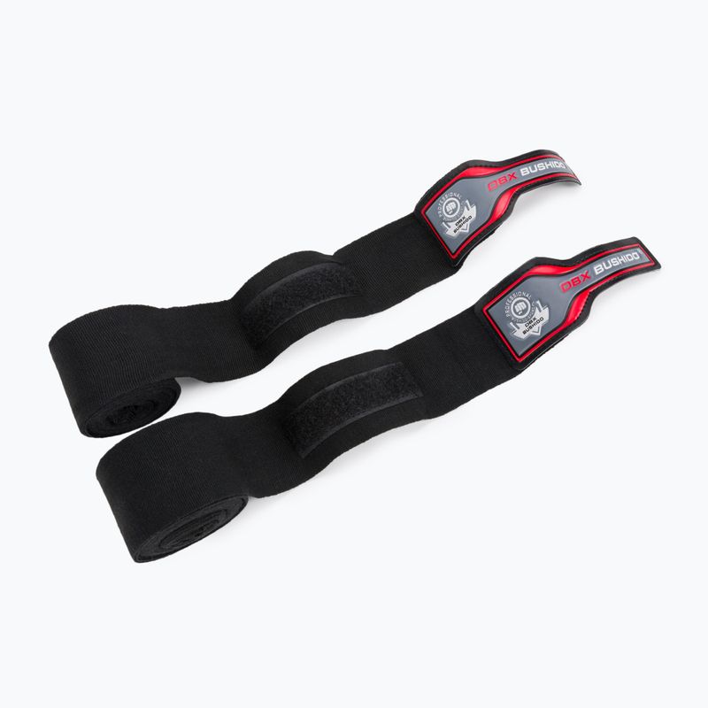 Boxerské bandáže Bushido černé ARH-100010a-BLACK 2