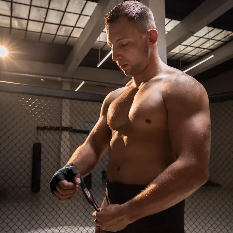 Boxerské bandáže Bushido černé ARH-100010a-BLACK 9