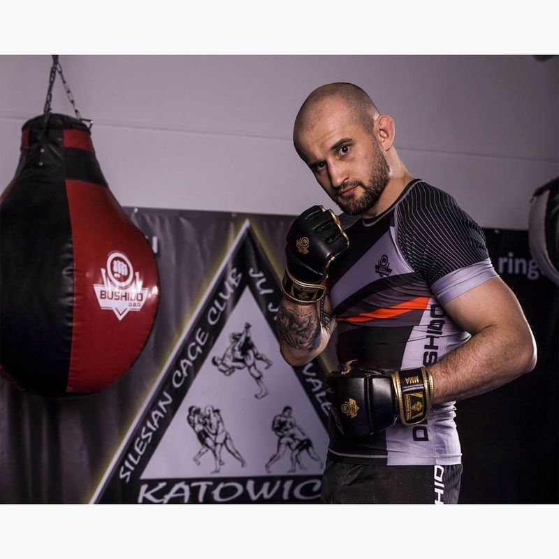DBX BUSHIDO grapplingové rukavice černé E1V8 11