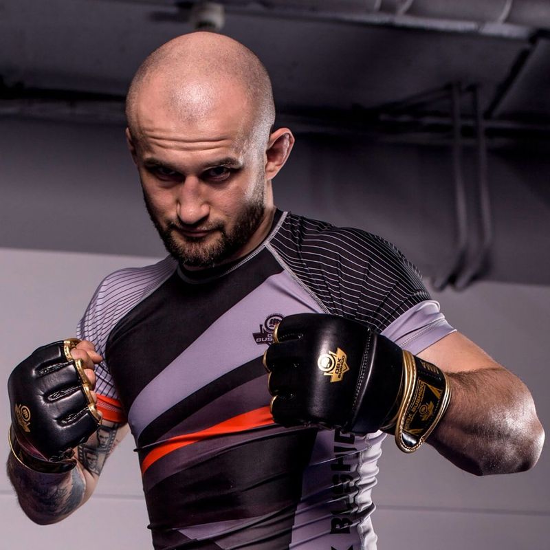 DBX BUSHIDO grapplingové rukavice černé E1V8 12