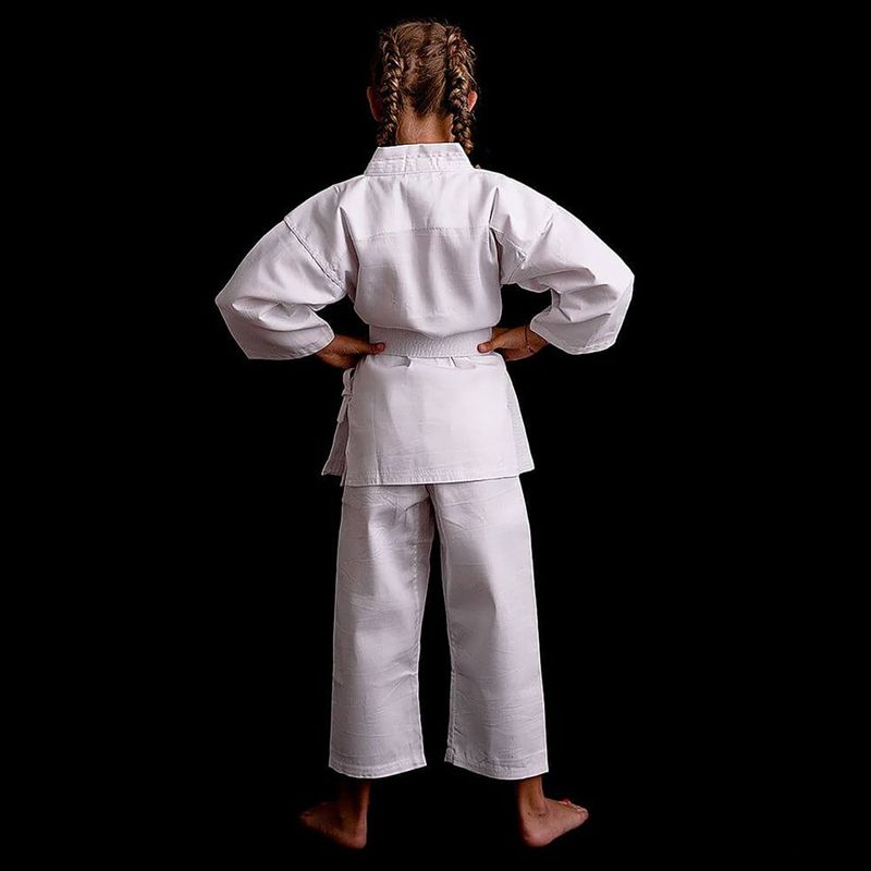 Dětský pásek Bushido karategi ARK-3102 bílý 13