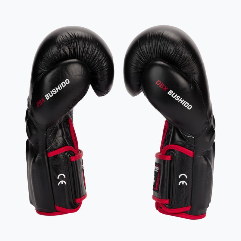 Boxerské rukavice Bushido se systémem ochrany zápěstí černé Bb2-12 oz 4