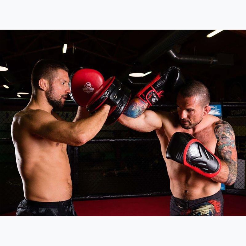 Boxerské rukavice Bushido se systémem ochrany zápěstí černé Bb4-12oz 17