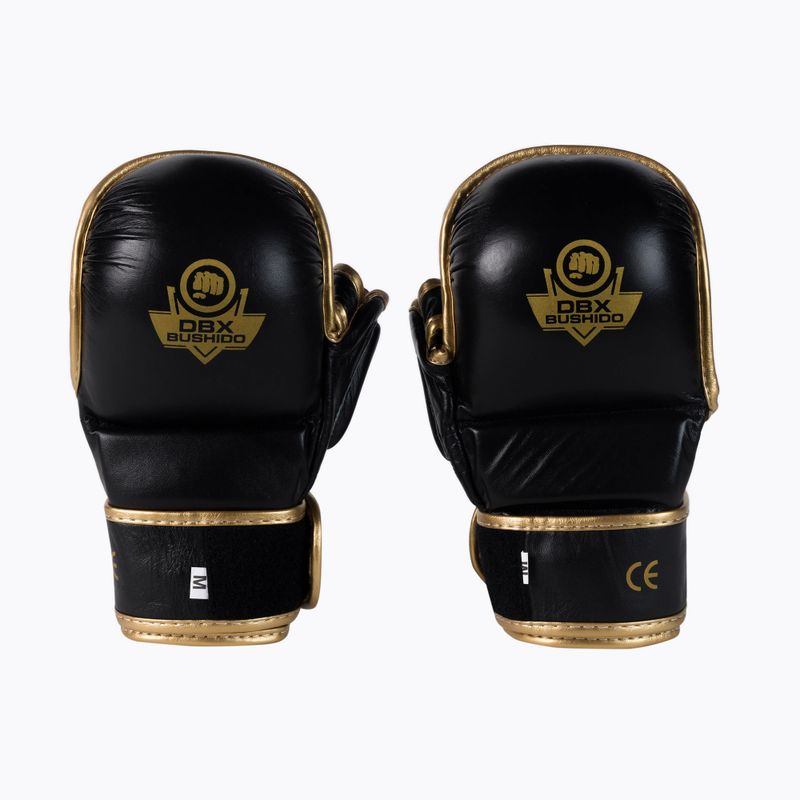 Kožené sparingové rukavice Bushido Na trénink MMA černé Arm-2011D-M 2