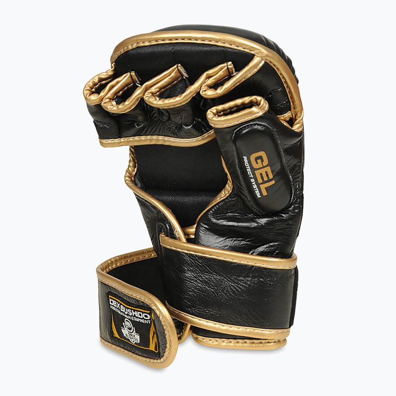 Kožené sparingové rukavice Bushido Na trénink MMA černé Arm-2011D-M 8