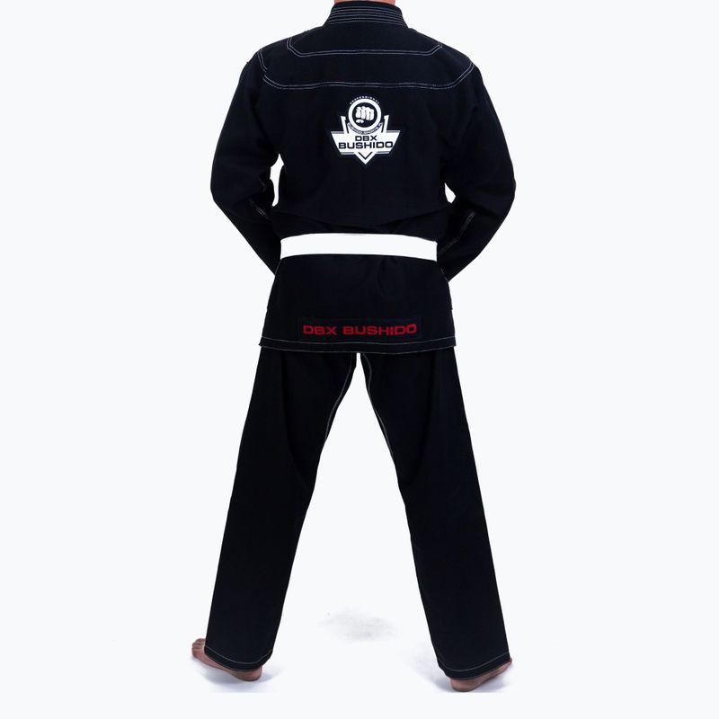 Bushido Gi Elite BJJ Training Kimono + opasek černý DBX-BJJ-2-A2 3