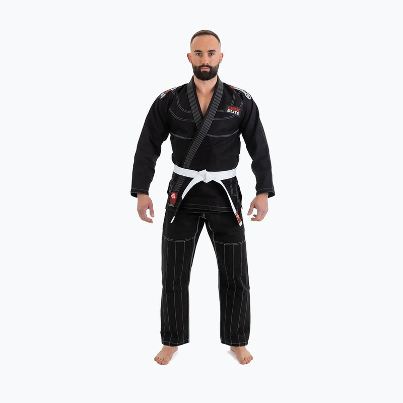 Bushido Gi Elite BJJ Training Kimono + opasek černý DBX-BJJ-2-A2 9