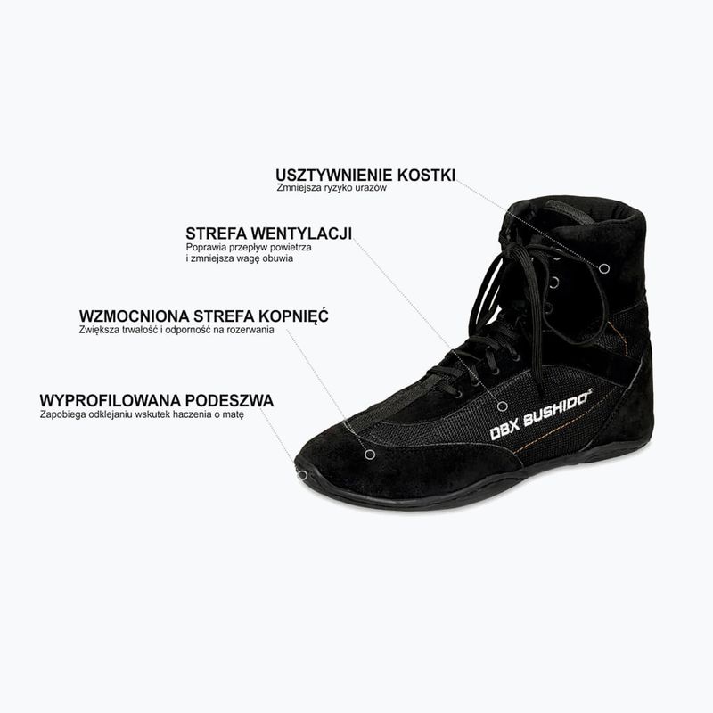 Boxerské boty DBX BUSHIDO ARS-2051B black 9