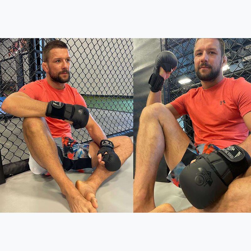 Grapplingové rukavice DBX BUSHIDO Master MMA black/gold 14