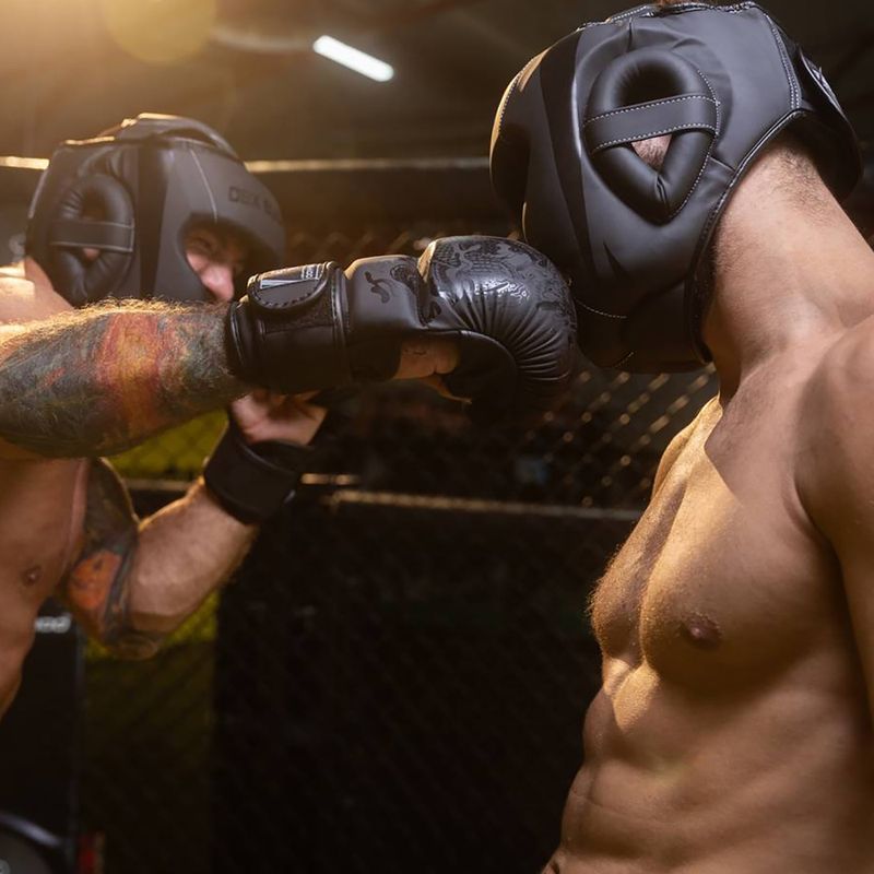 DBX BUSHIDO "Black Master" boxerská přilba černá 15