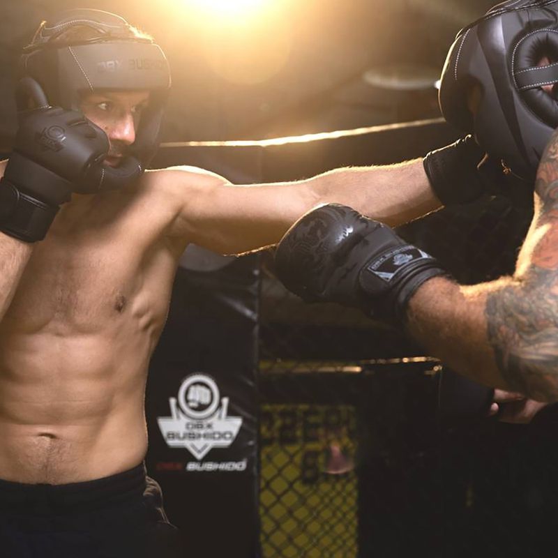 DBX BUSHIDO "Black Master" boxerská přilba černá 16