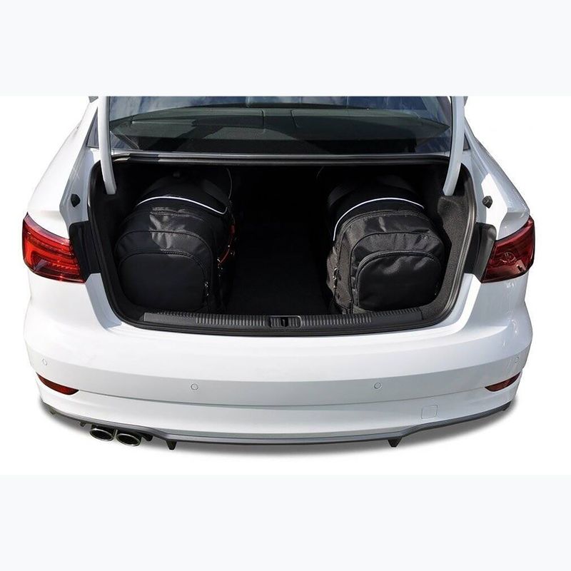 Sada tašek do zavazadlového prostoru auta  Audi A3 Limousine 2013-2020 4 ks black 19