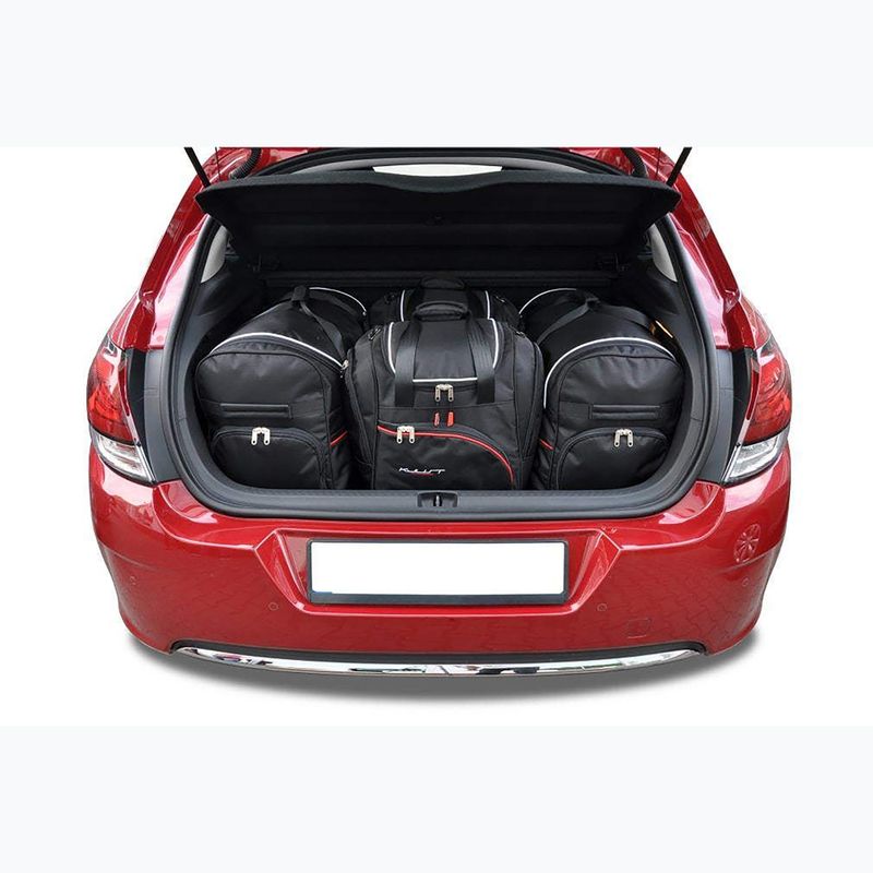 Sada tašek do zavazadlového prostoru KJUST Citroen C4 Hatchback 2010-2017 4 ks black 13