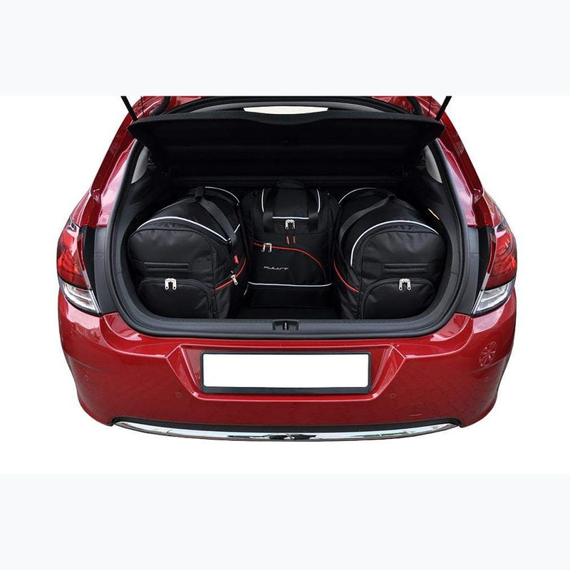 Sada tašek do zavazadlového prostoru KJUST Citroen C4 Hatchback 2010-2017 4 ks black 14