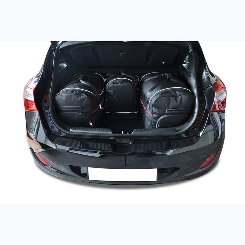 Sada tašek do zavazadlového prostoru KJUST Hyundai I30 Hatchback 2012-2016 4 ks black 12