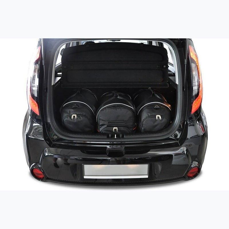Sada tašek do zavazadlového prostoru KJUST Kia Soul 2014-2016 3 ks black 13