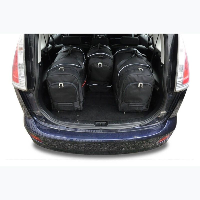 Sada tašek do zavazadlového prostoru KJUST Mazda 5 Minivan 2005-2010 4 ks black 11