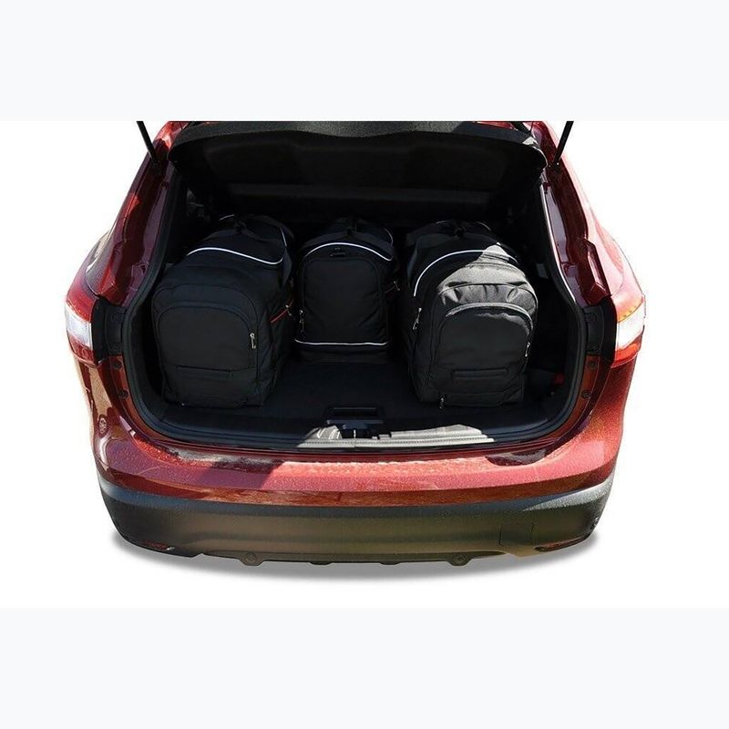 Sada tašek do zavazadlového prostoru KJUST Nissan Qashqai 2007 - 2013 4 ks black 14