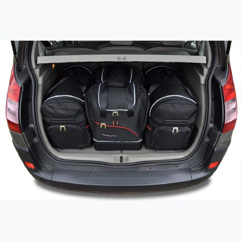 Sada tašek do zavazadlového prostoru  KJUST Renault Scenic 2003-2009 4 ks black  13