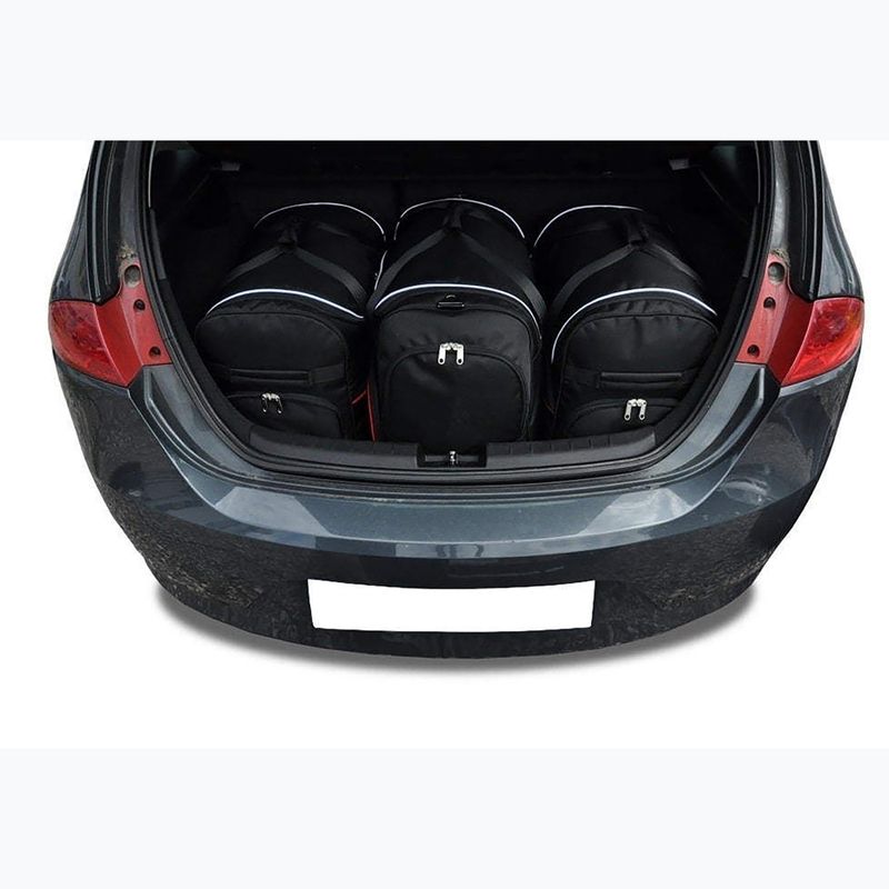 Sada tašek do zavazadlového prostoru KJUST Seat Leon Hatchback 2005-2012 3 ks black 13