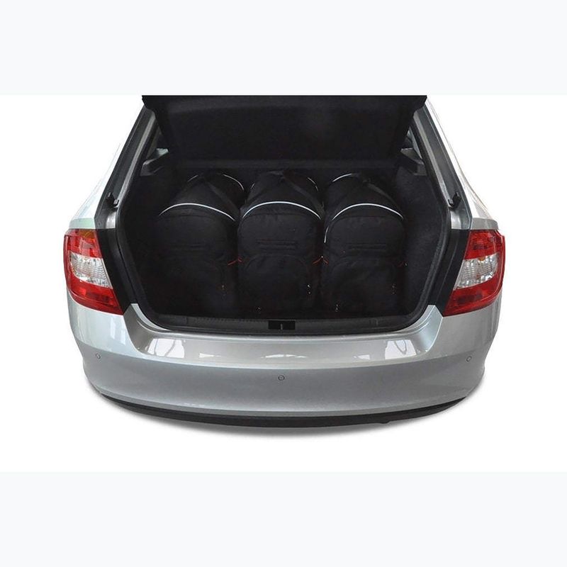 Sada tašek do zavazadlového prostoru  KJUST Skoda Rapid Liftback 2012-2019 5 ks black  14