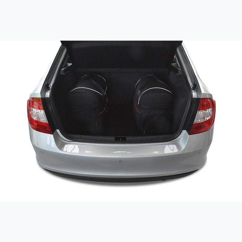Sada tašek do zavazadlového prostoru  KJUST Skoda Rapid Liftback 2012-2019 5 ks black  15