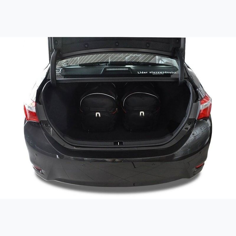 Sada tašek do zavazadlového prostoru  KJUST Toyota Corolla Limousine 2013-2018 4 ks black  14