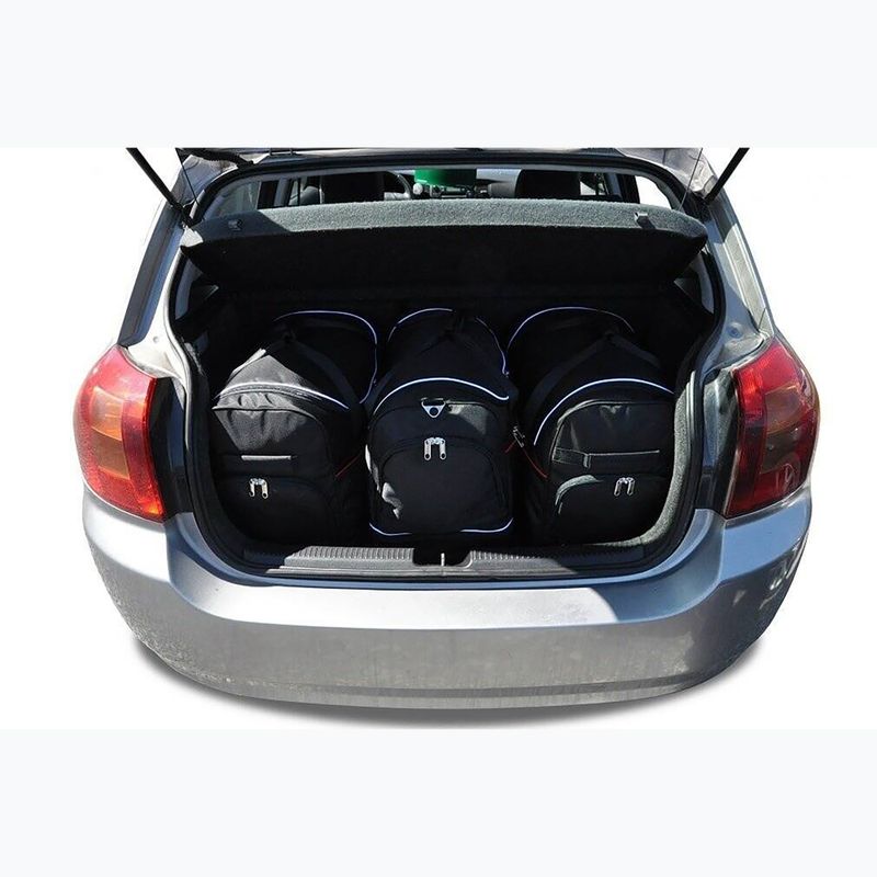 Sada tašek do zavazadlového prostoru  KJUST Toyota Corolla Hatchback 2001-2009 3 ks black  14