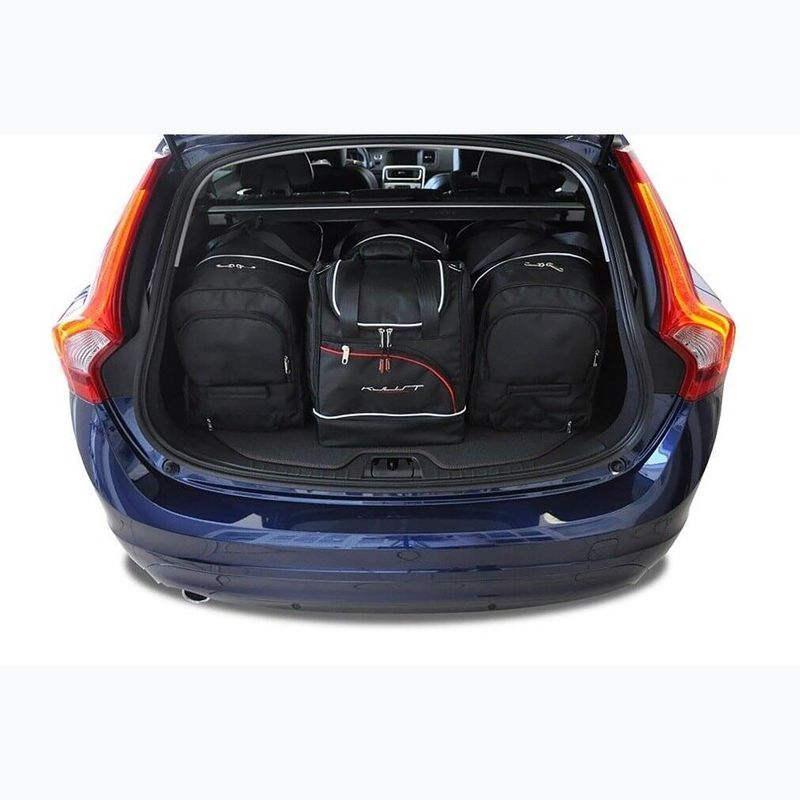 Sada tašek do zavazadlového prostoru KJUST Volvo V60 2010-2018 4 ks black 16