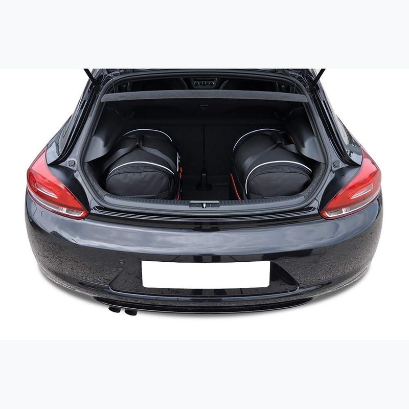 Sada tašek do zavazadlového prostoru KJUST Volkswagen Scirocco 2008-2017 4 ks black 19