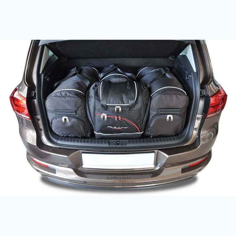 Sada tašek do zavazadlového prostoru KJUST Volkswagen Tiguan 2007-2015 4 ks black 17