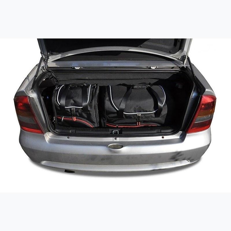 Sada tašek do zavazadlového prostoru  KJUST Opel Astra Cabrio 2001-2006 4 ks black  12