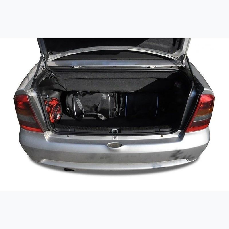 Sada tašek do zavazadlového prostoru  KJUST Opel Astra Cabrio 2001-2006 4 ks black  13