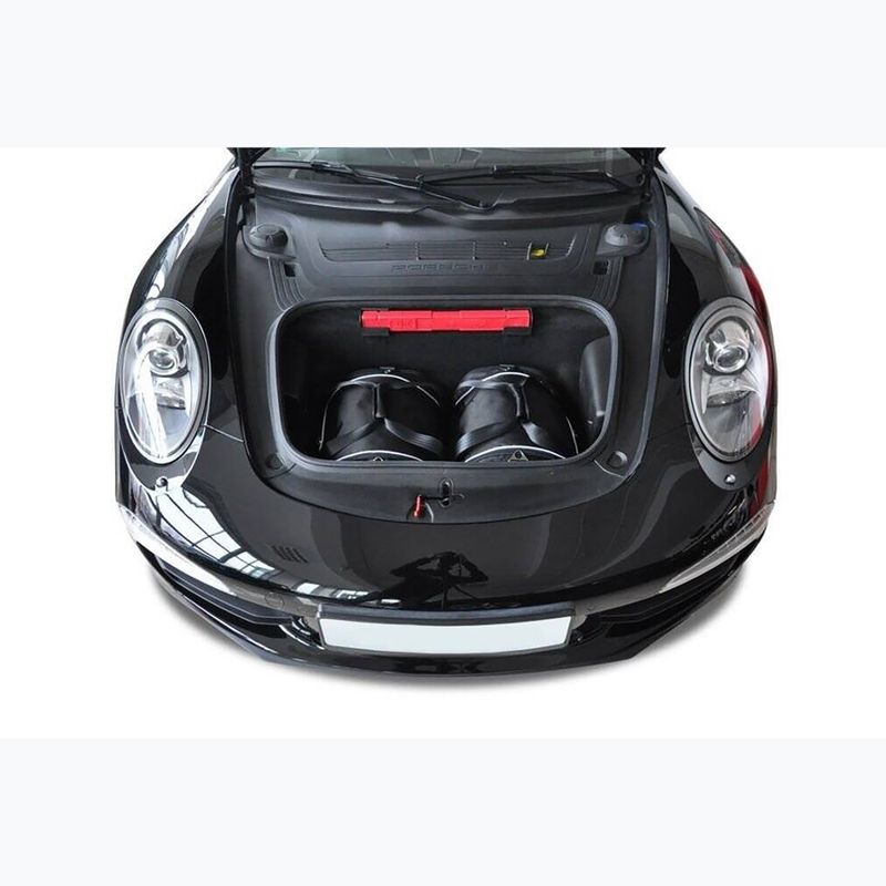 Sada tašek do zavazadlového prostoru  KJUST Porsche 911 Carrera 4 2012-2015 2 ks black  9