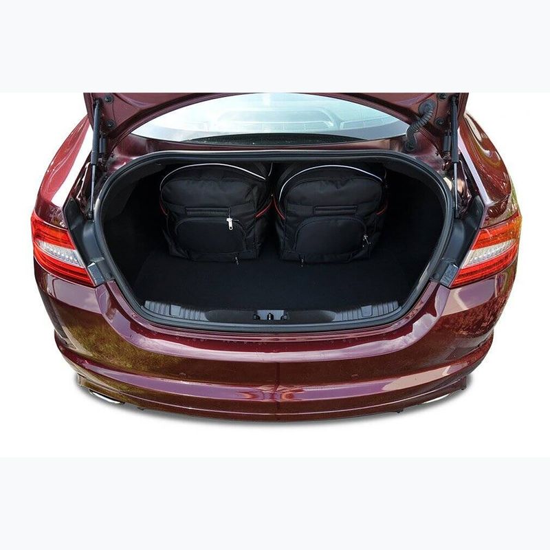 Sada tašek do zavazadlového prostoru KJUST Jaguar Xf Limousine 2007-2015 4 ks black 17