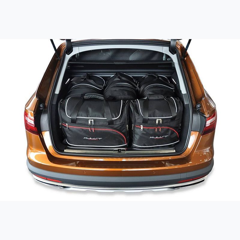 Sada tašek do zavazadlového prostoru auta  KJUST Audi A4 Avant 2015+ 5 ks black 18